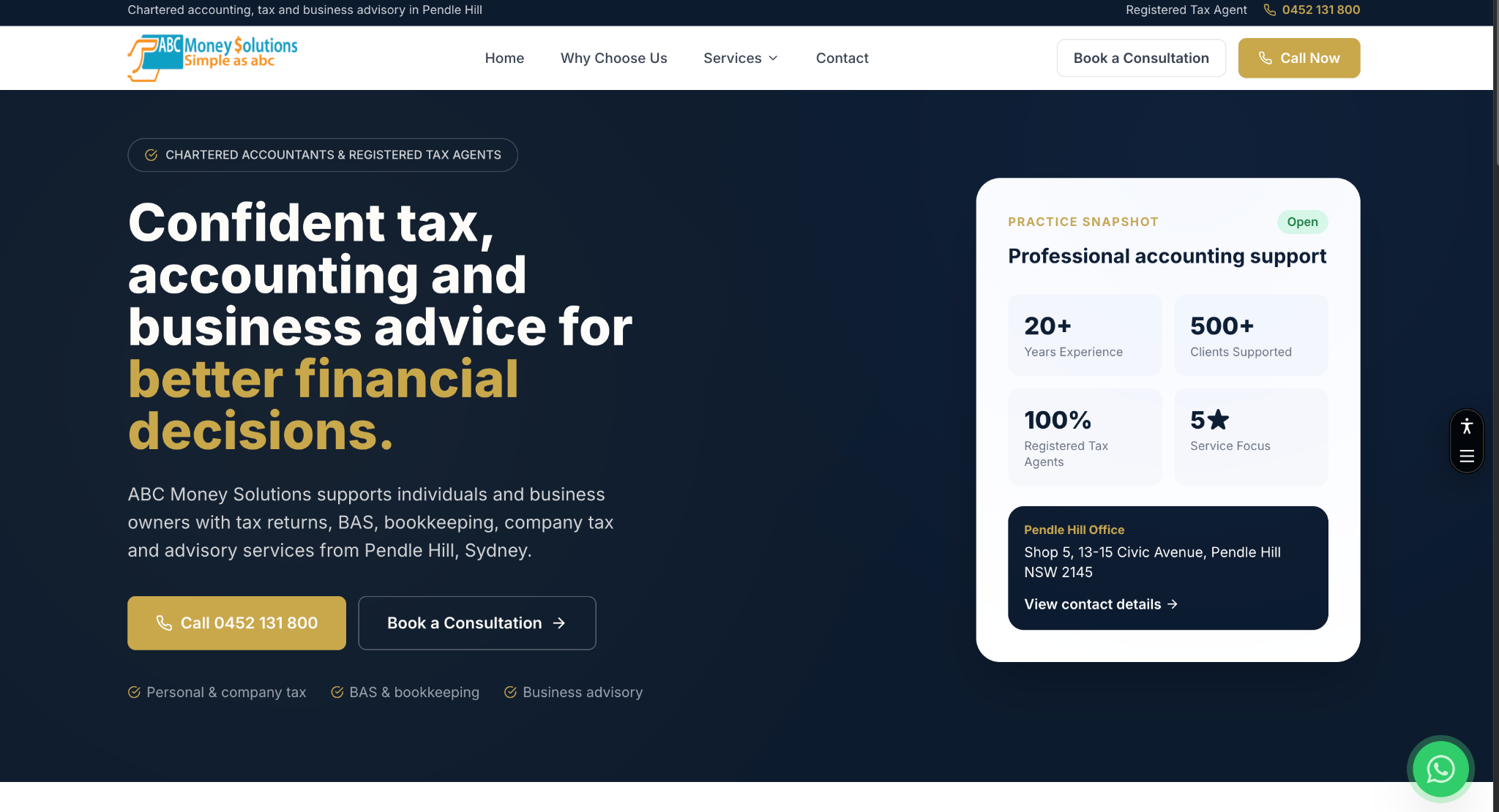 ABC Money Solutions case study preview