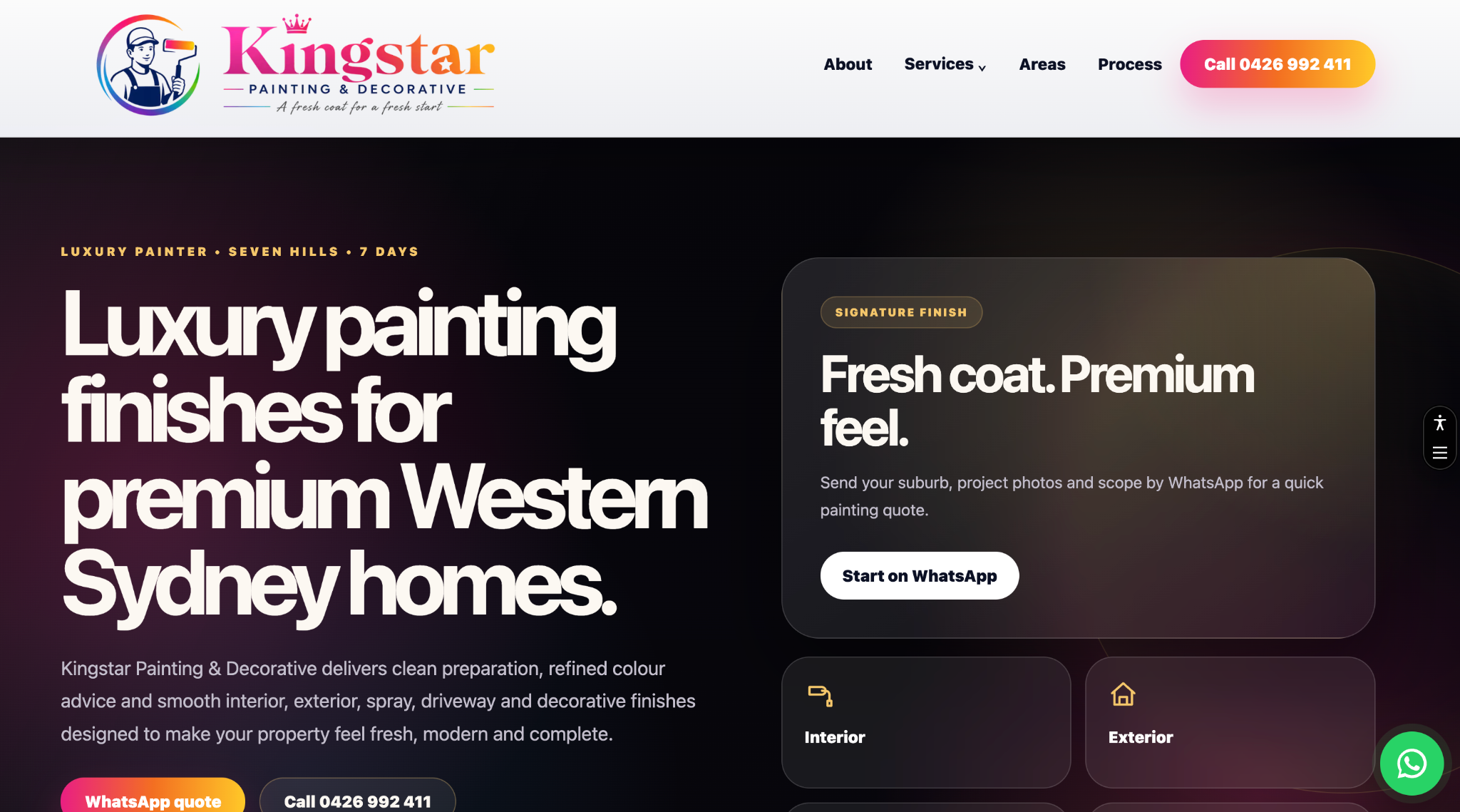 Kingstar Painting case study preview